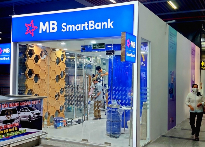 Dự án thiết kế thi công Smartbank Sân bay Tân Sơn Nhất 