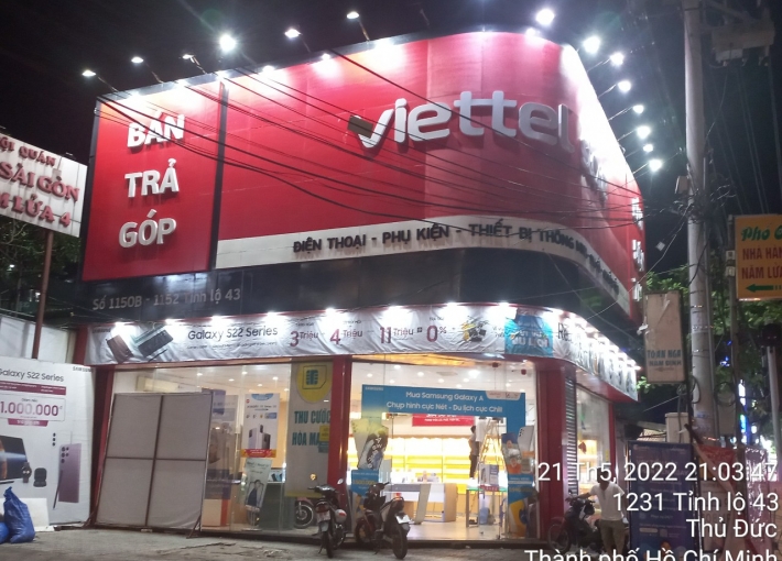 Dự án cải tạo mang lại diện mạo mới cho cửa hàng Viettel chi nhánh Bình Chiểu