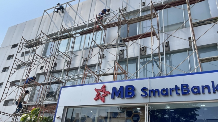 Dự án thi công Smartbank và Mặt tiền MB Bắc Sài Gòn - Nguyễn Oanh - Gò Vấp