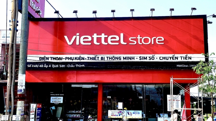 Dự án thi công sơn cải tạo chuỗi cửa hàng Viettel